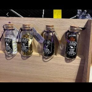 Set of 4 potion bottles Halloween 2021
